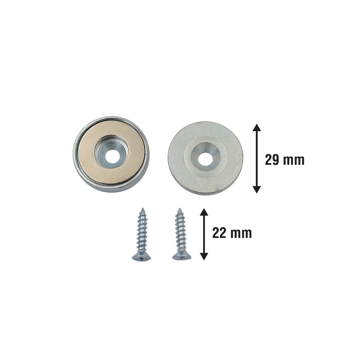 Everhang 13.5kg Magnetic Pull Latch Set Neodymium
