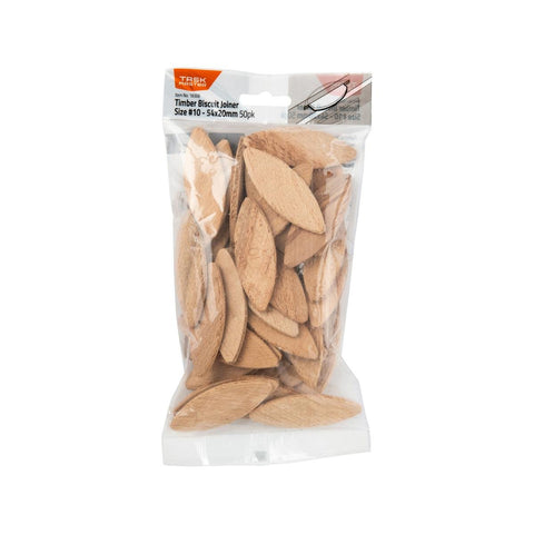 Taskmaster Biscuit Joiner 50 Pack - 54 x 20mm - Natural - Seamless Joints - SuperSaverAU - view 1