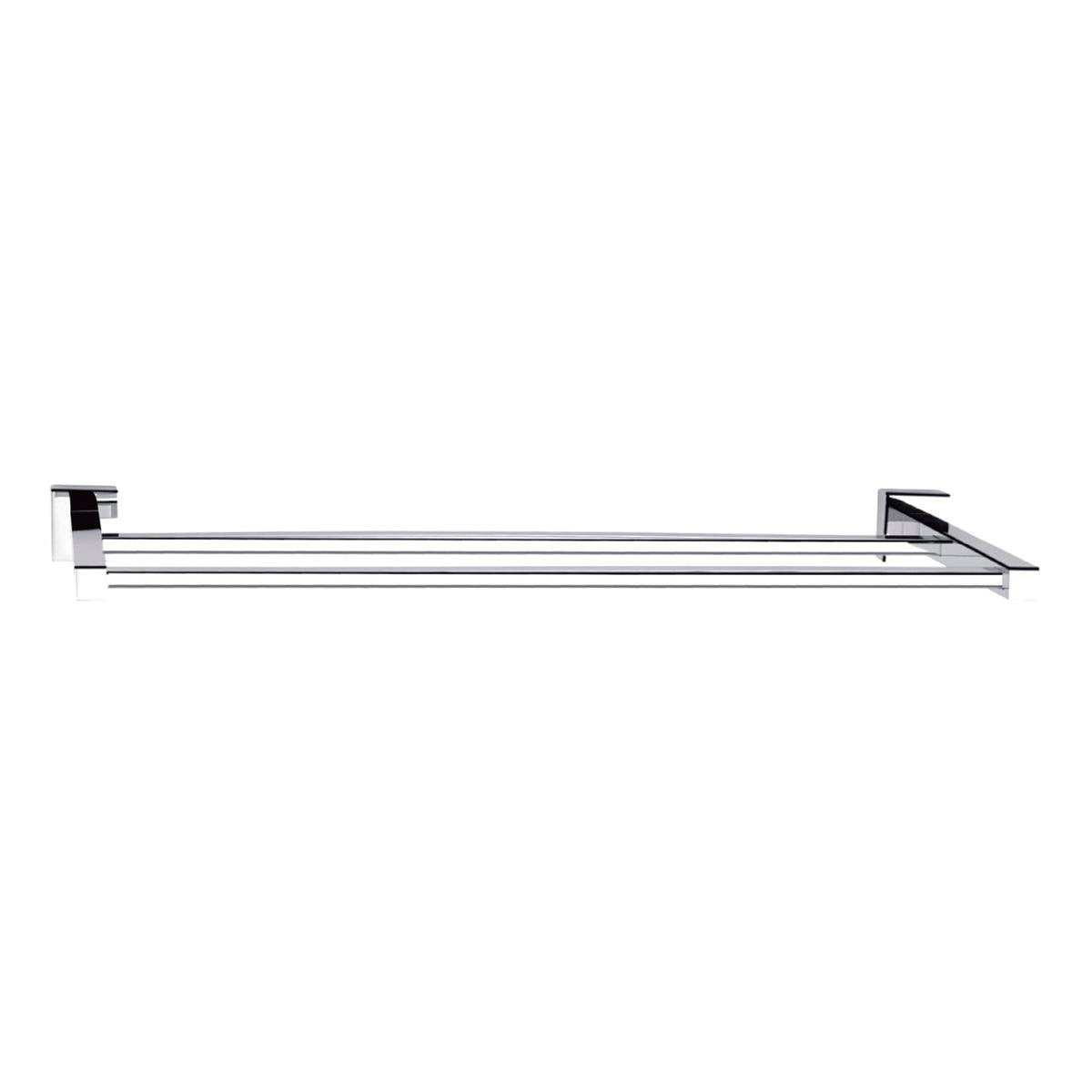 Mondella Rococo 620mm Chrome Double Towel Rail, Metal Wall Mount