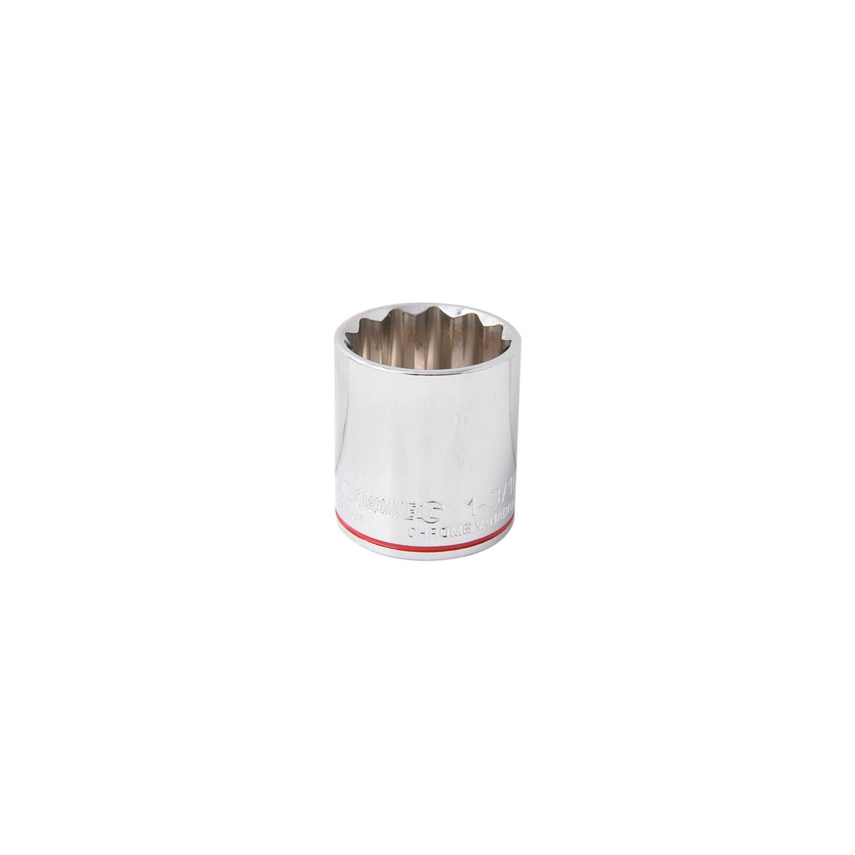 Kincrome 1 3/16" Drive Mirror Polish Socket - Chrome Vanadium Steel - Silver - SuperSaverAU - view 1