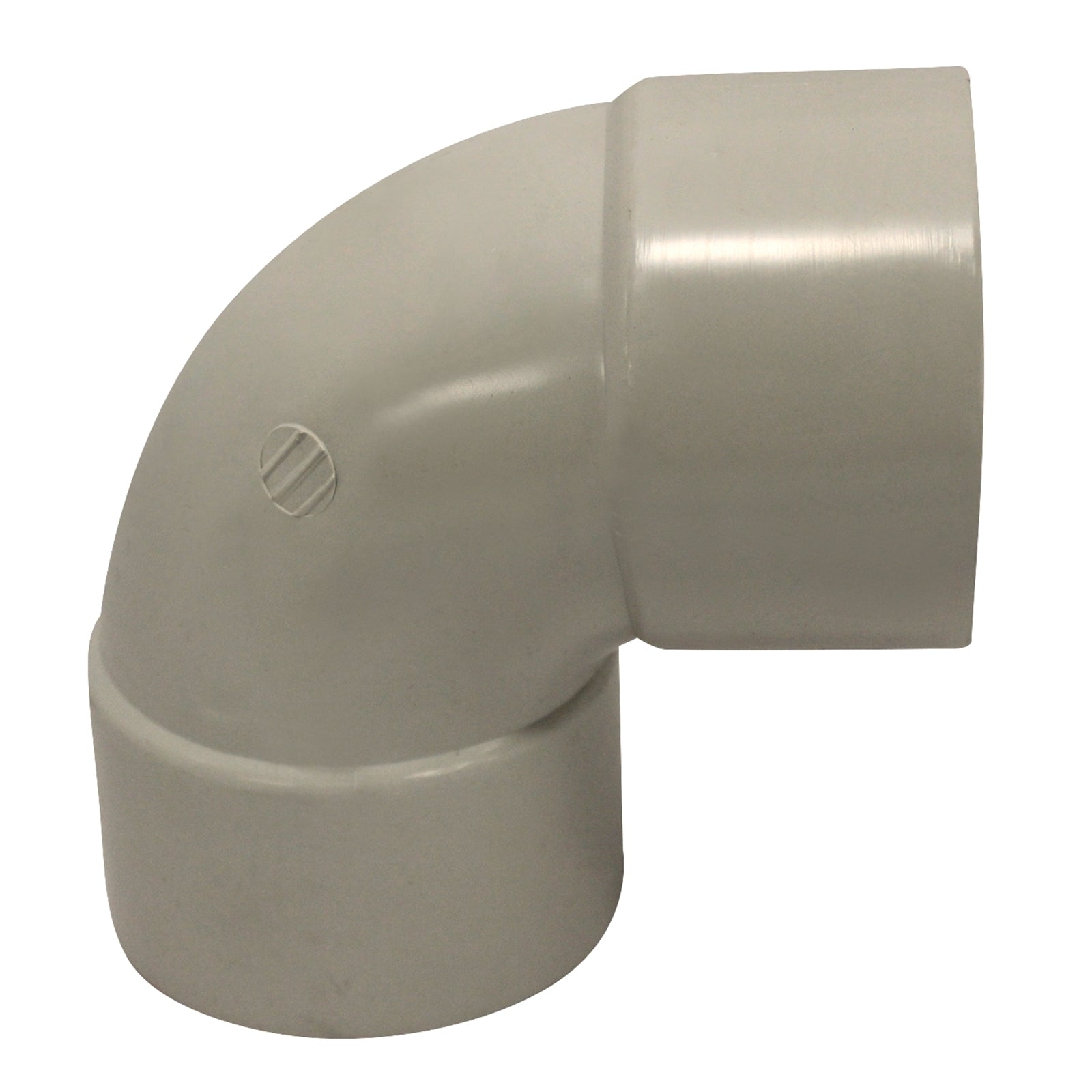 Holman 65mm 88 Degree Female & Female PVC DWV Plain Bend, Grey