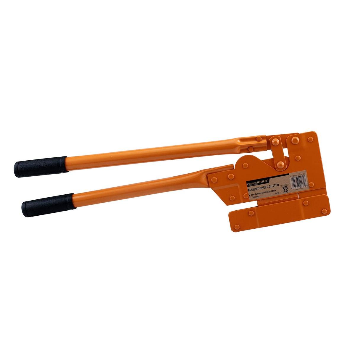 Craftright Fibro Cement Sheet Cutter - 74mm Carbon Steel Blade, Rubber Grip, Orange