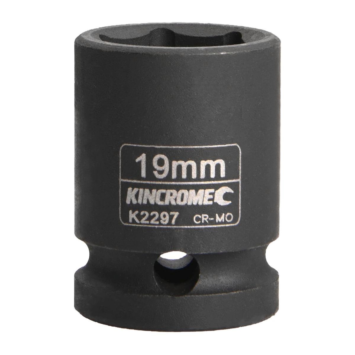Kincrome 19mm Impact Socket - 1/2 Inch - Cr-Mo Steel - Durable Design - SuperSaverAU - view 1