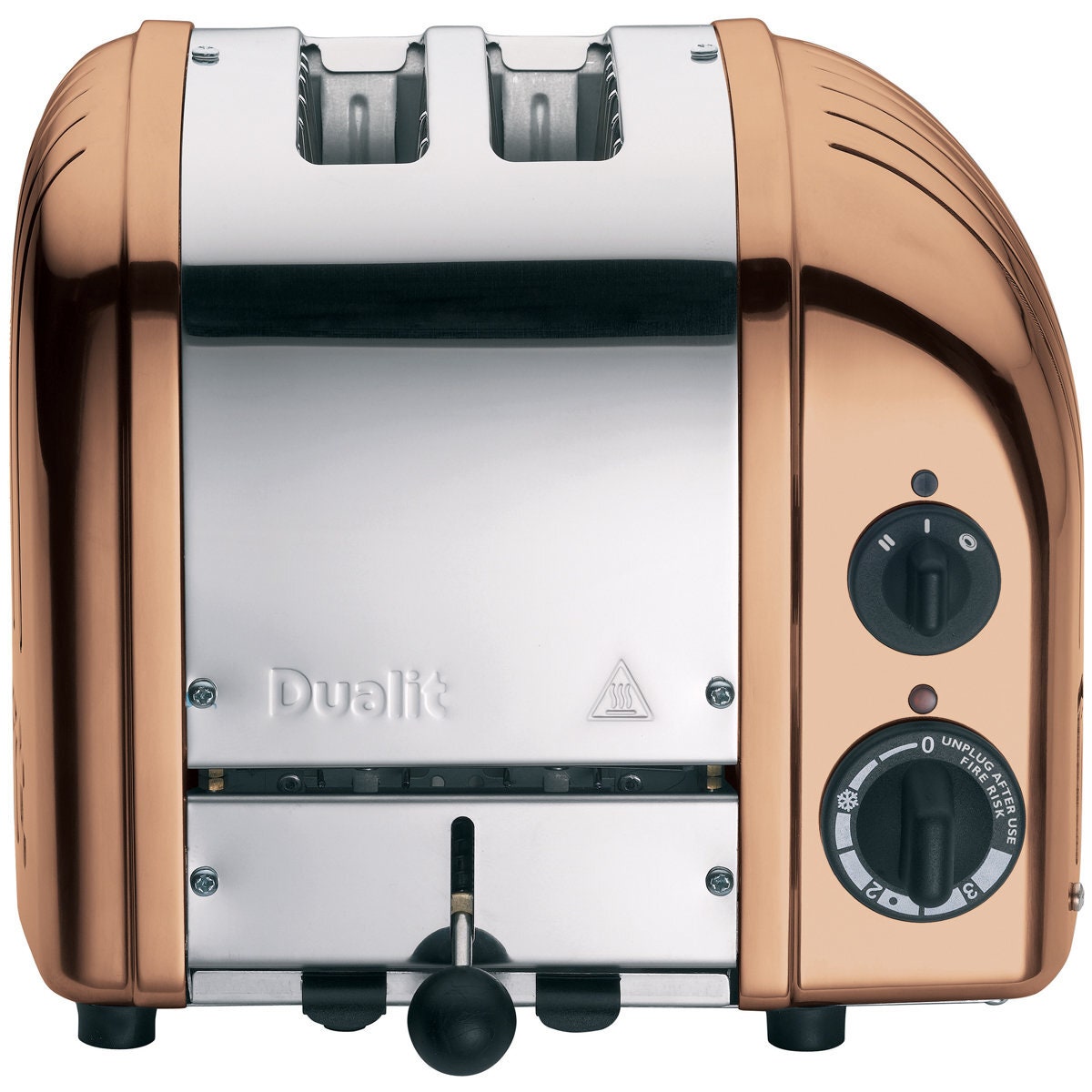 Dualit NewGen 2 Slice Toaster - Copper Spray Finish, Slot-Selector Control, 28mm Slots - 27085