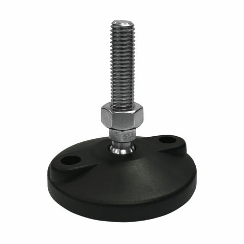 Easyroll 80mm Round Adjustable Foot With 50mm M12 Bolt