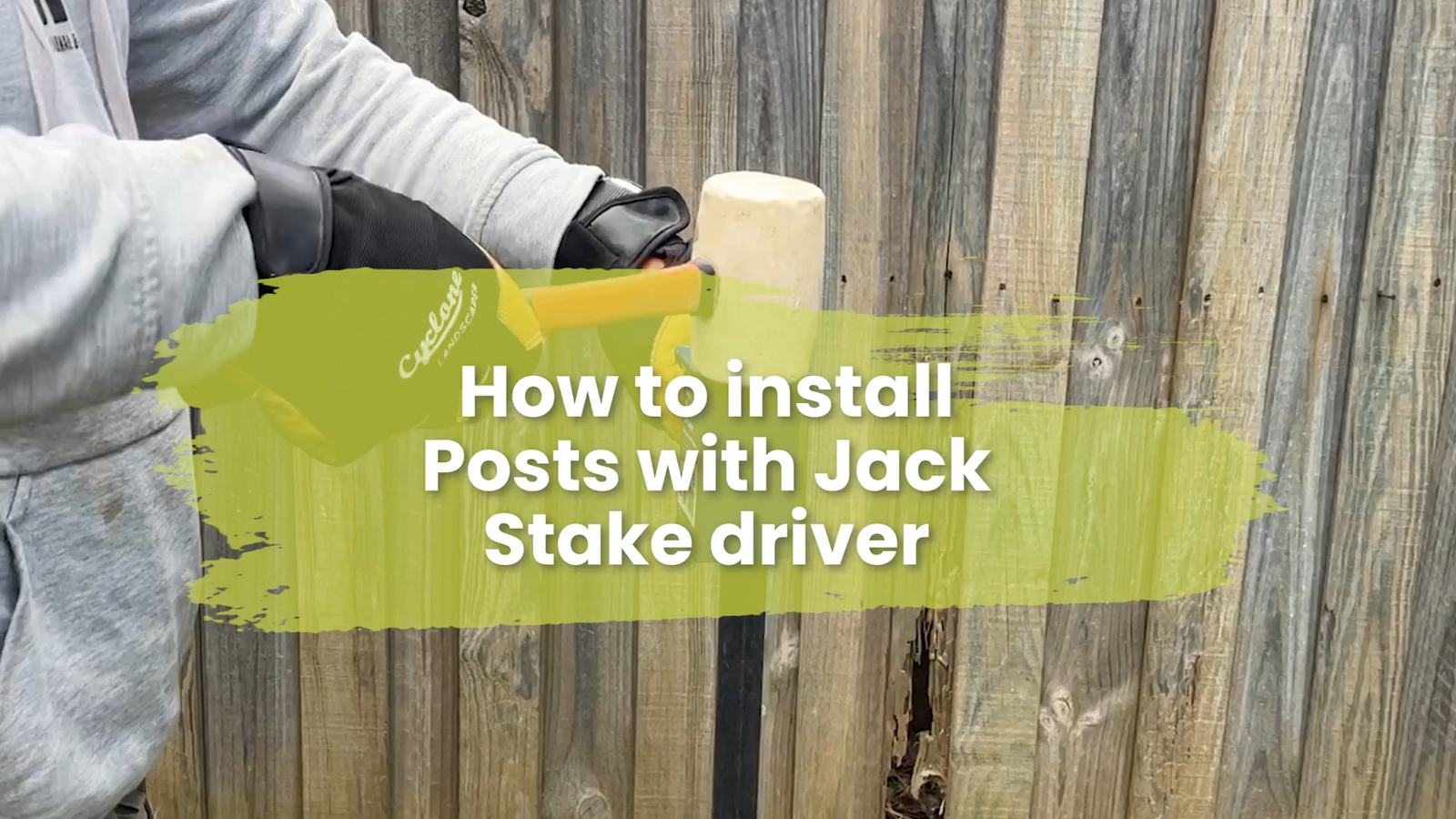 Jack Steel Stake Driver Fencing Accessory
