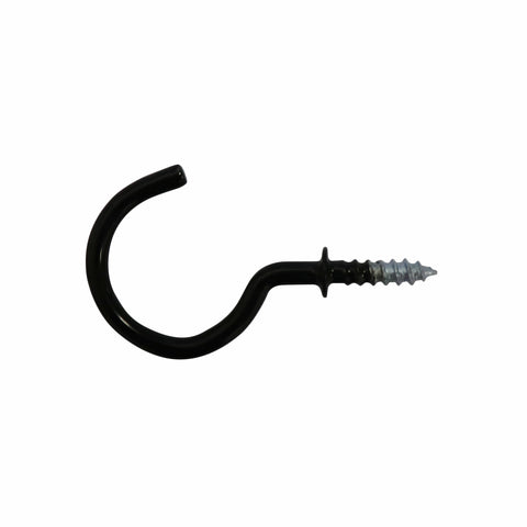 Everhang 18mm Black Cup Hook - 10 Pack