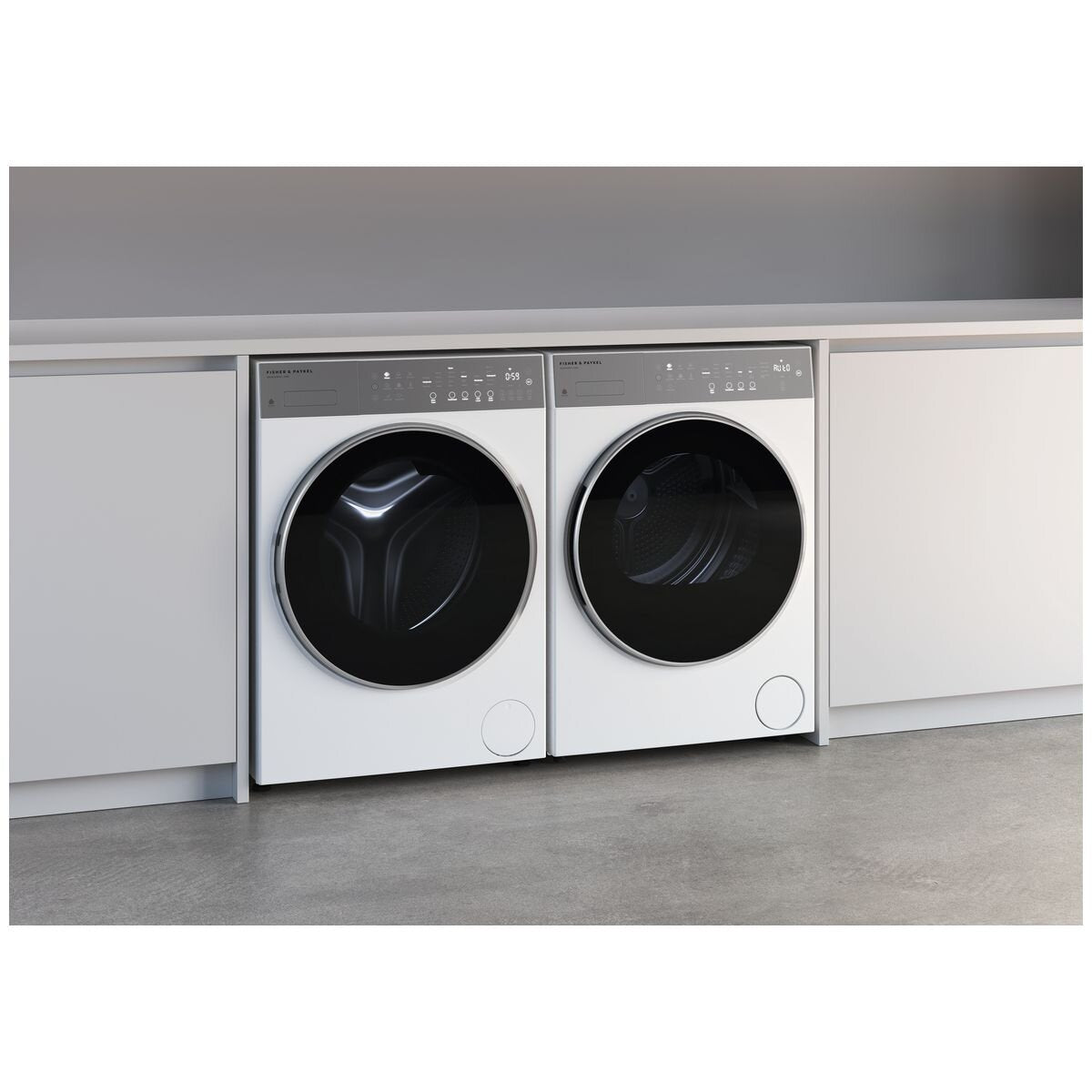 Fisher & Paykel Series 5 12kg Front Loader - White, FlexiDose Auto Dosing, UV Sanitise - WH1260P5