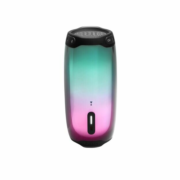 JBL Pulse 4 portable Bluetooth speaker in black - IPX7 water resistant, app support - JBLPULSE4BLK