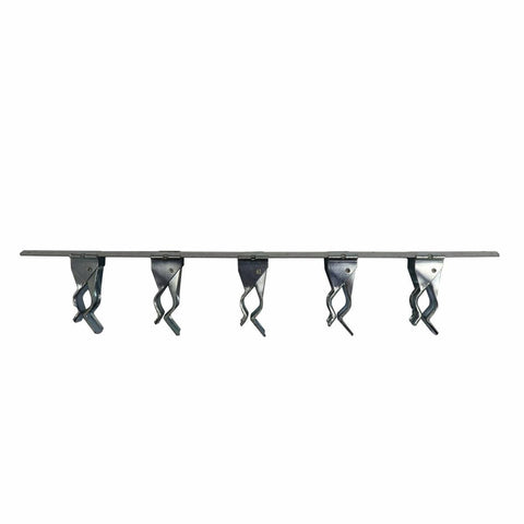 Everhang 425mm 5 Sliding Bars Broom Holder - Silver - Steel - SuperSaverAU - view 1