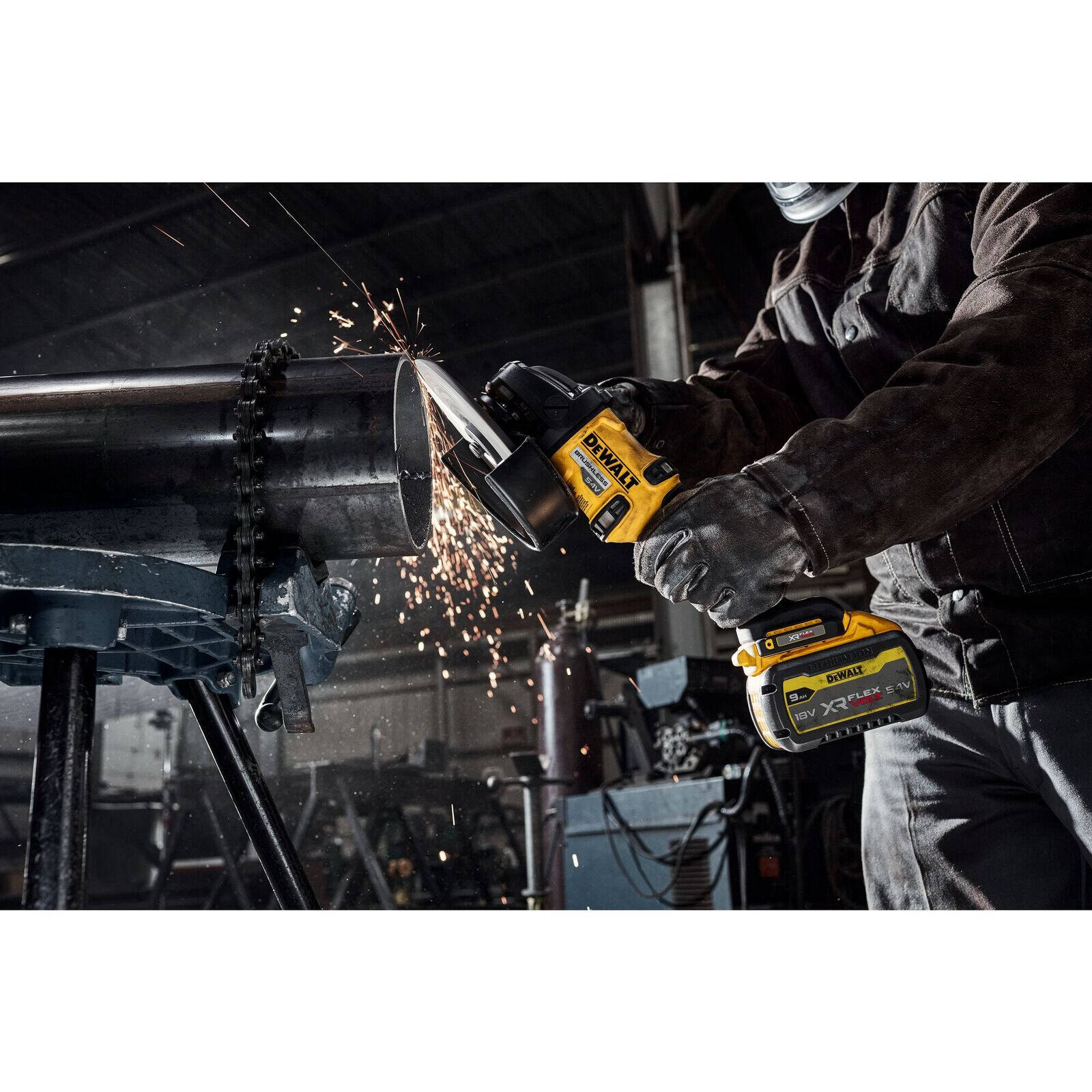 DeWALT 54V XR FLEXVOLT 180mm Cordless Angle Grinder Bare Unit DCG440N-XJ
