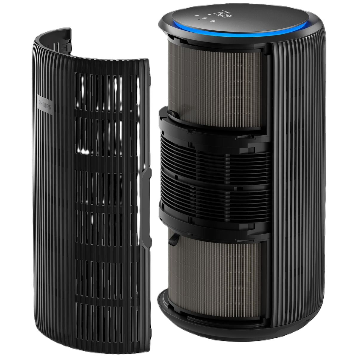 Philips PureProtect Pro 4200 Air Purifier - Black, Double-Fan, Fresh Wake-up and Bedtime Modes - AC4221-11