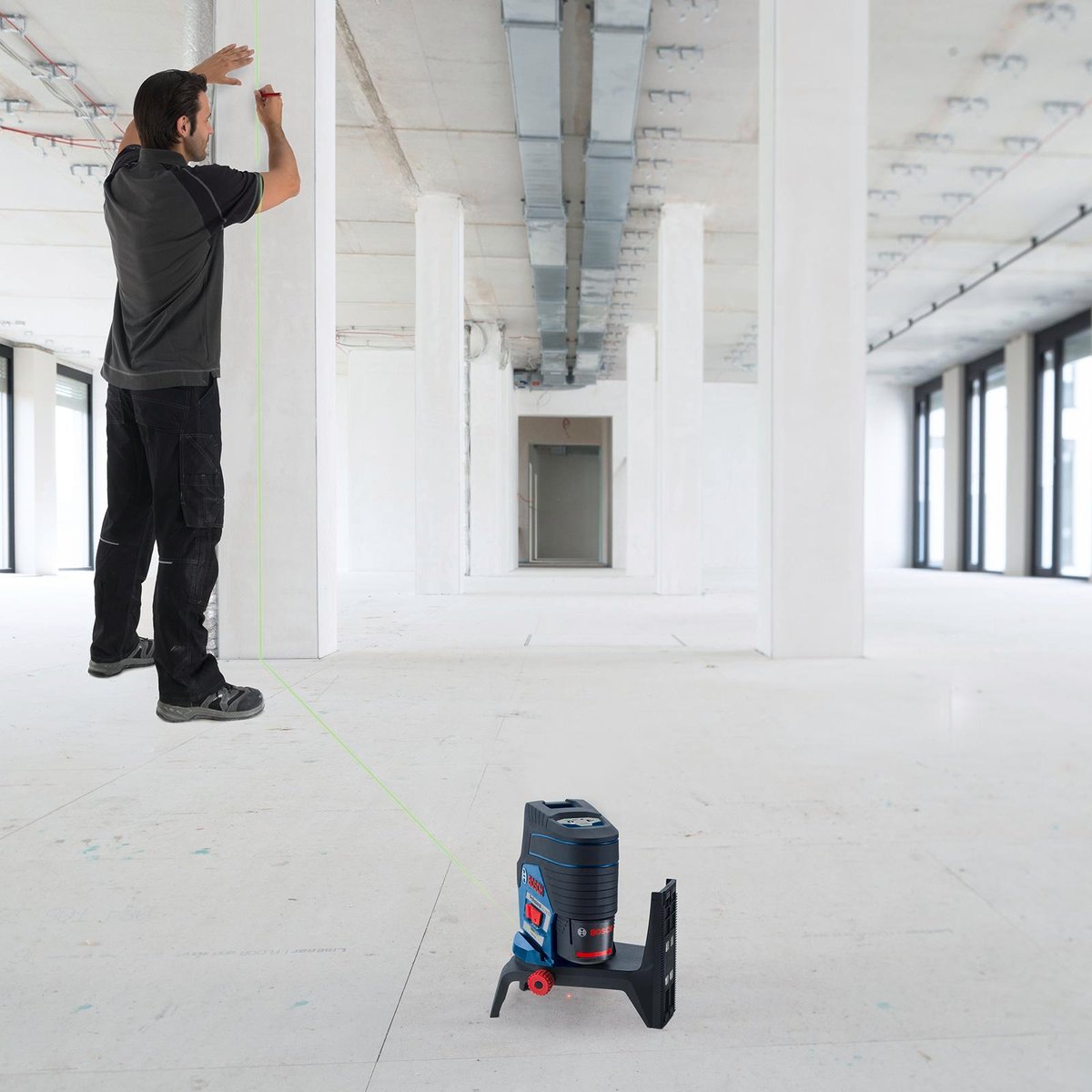 Bosch Professional Green Beam Laser 50m with Bluetooth 0601066H80 - SuperSaverAU - view 3