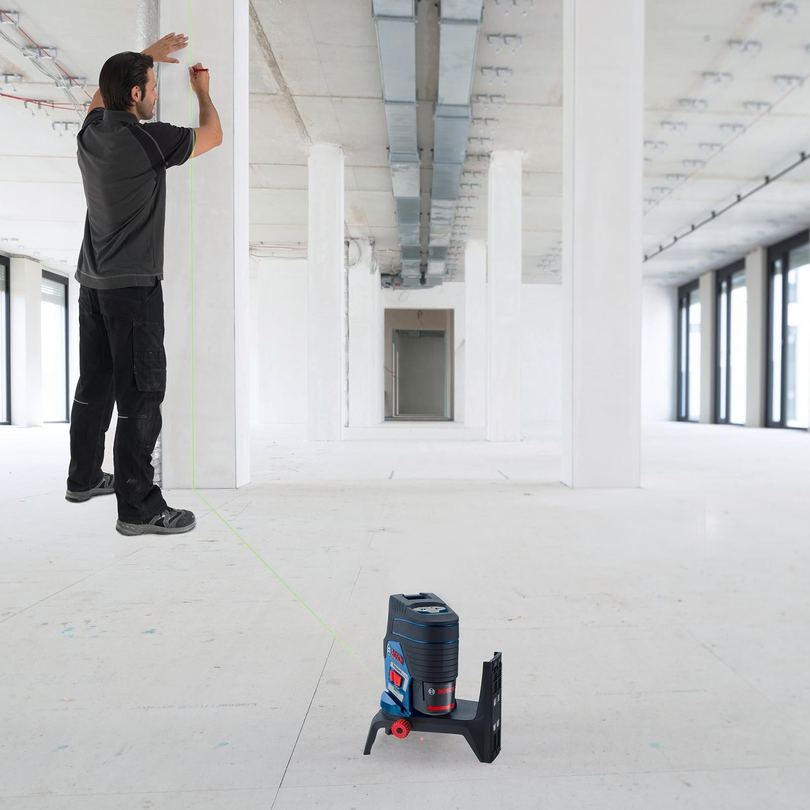 Bosch Professional GCL 2-50 CG 50m Green Beam Laser with Bluetooth, LED Display, Indoor & Outdoor 0601066H80