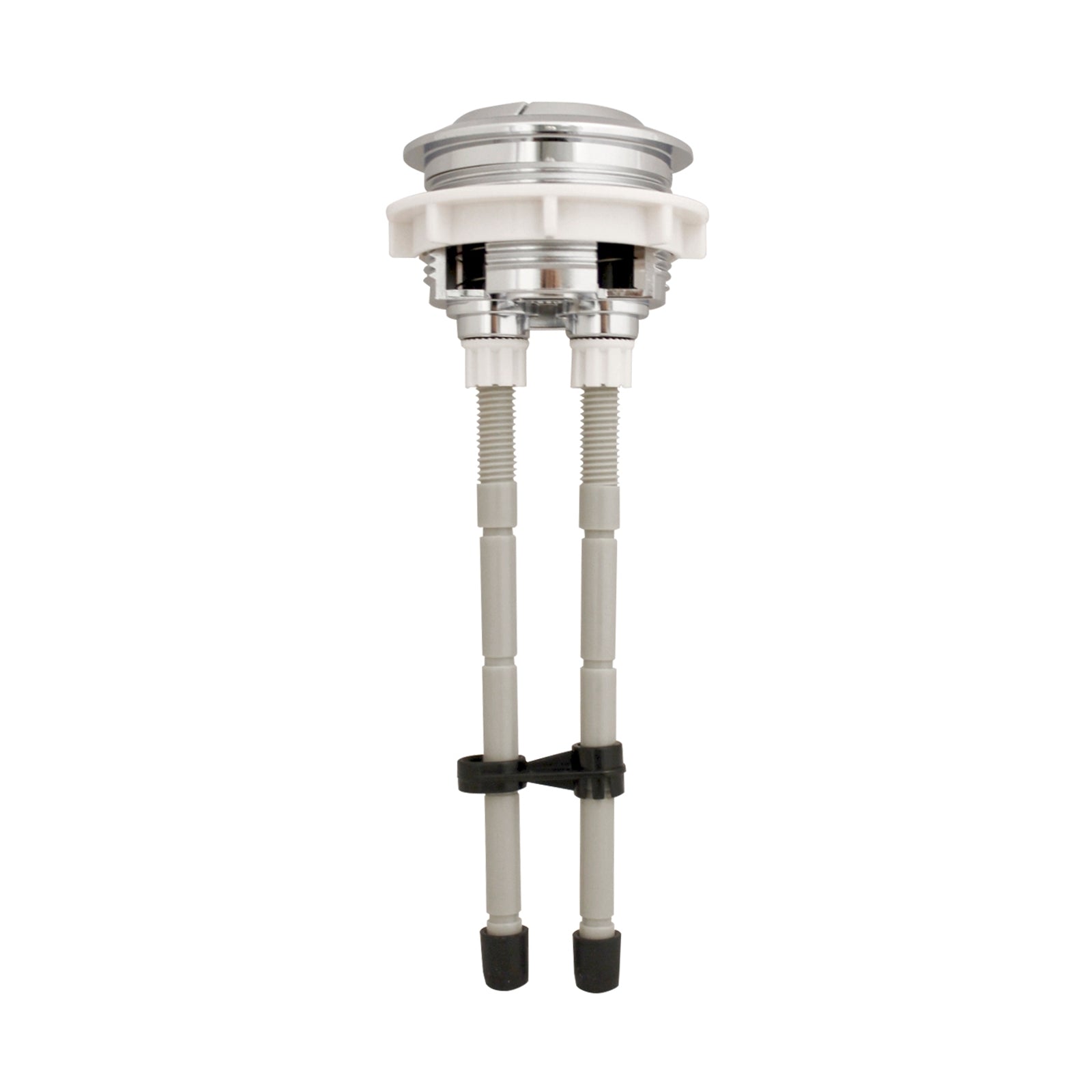 Fluidmaster 48mm Dual Flush Round Cistern Button, Chrome with Adjustable Paddles