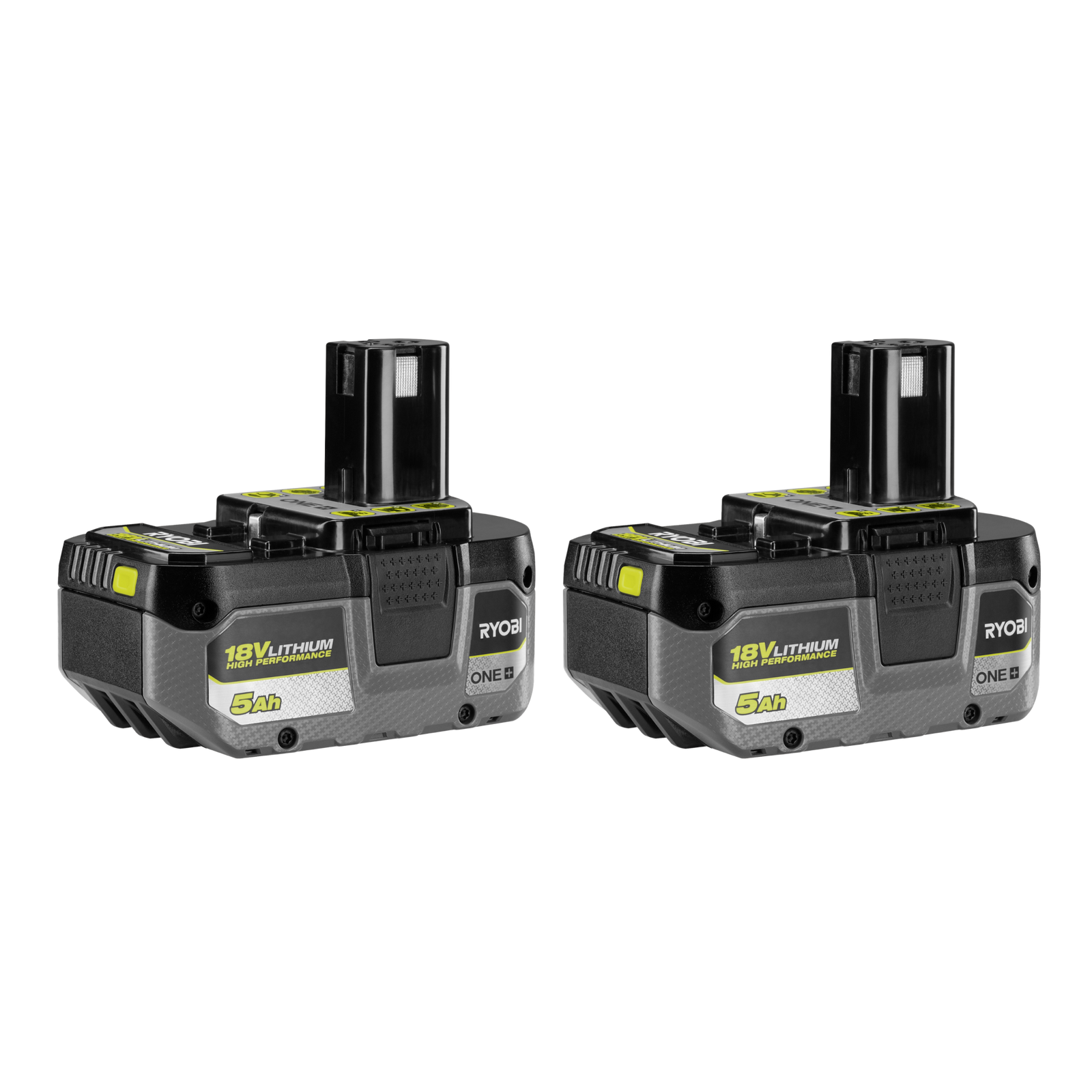Ryobi 18V ONE+ 5.0Ah Lithium High Performance Battery Twin Pack RB185050X