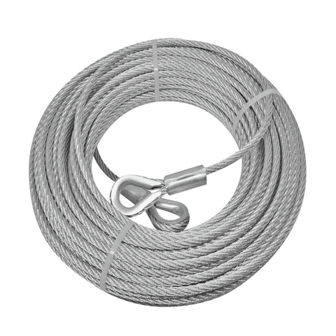 Pinnacle 5mm x 30m Galvanised Steel Wire Rope with Loops, 355kg