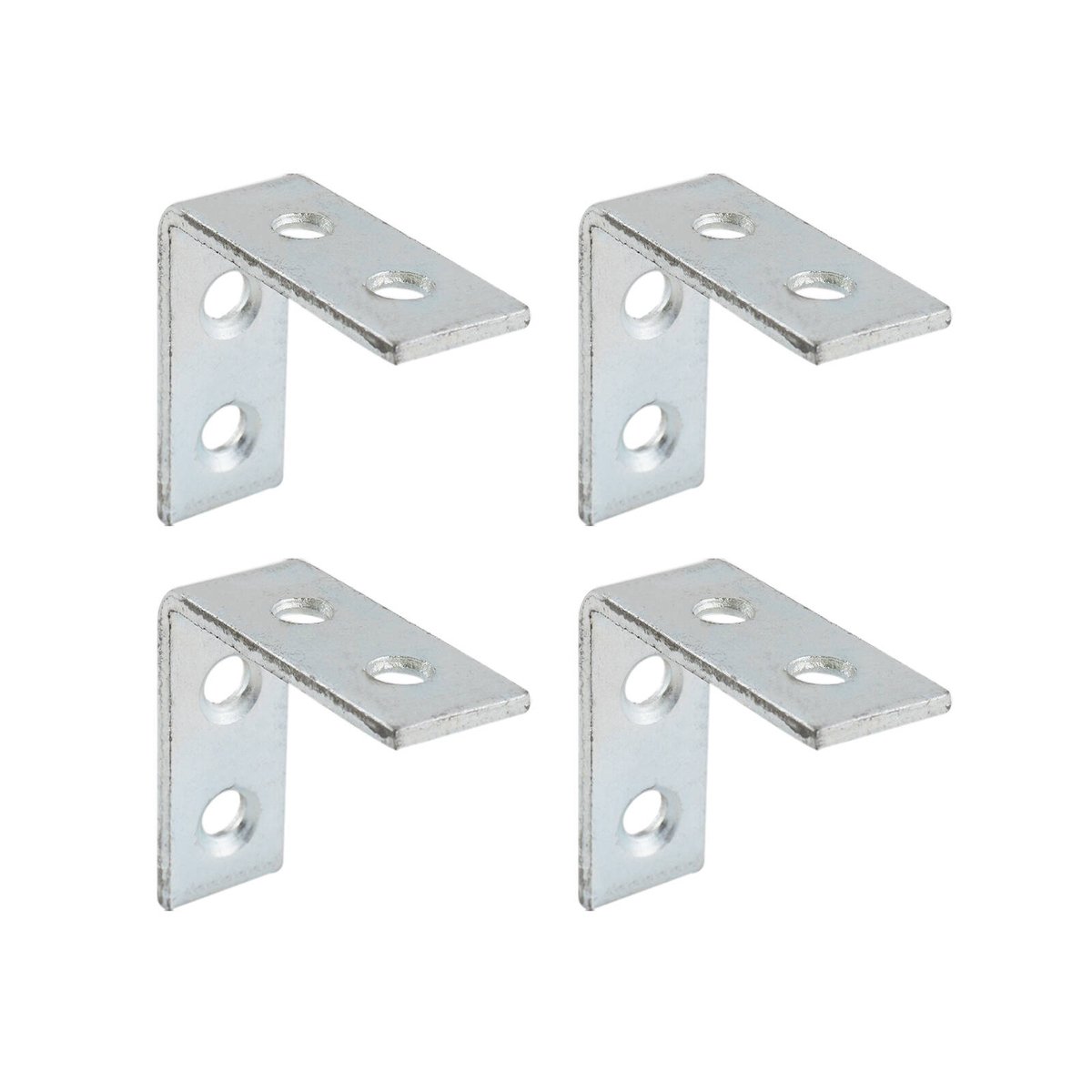 Carinya Heavy-Duty Zinc Plated Angle Bracket 50mm x 50mm - 1 Pack - SuperSaverAU - view 3
