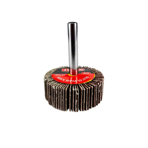 Josco 40mm 60 Grit Abrasive Flap Wheel - Cloth - Durable - Versatile - SuperSaverAU - view 1