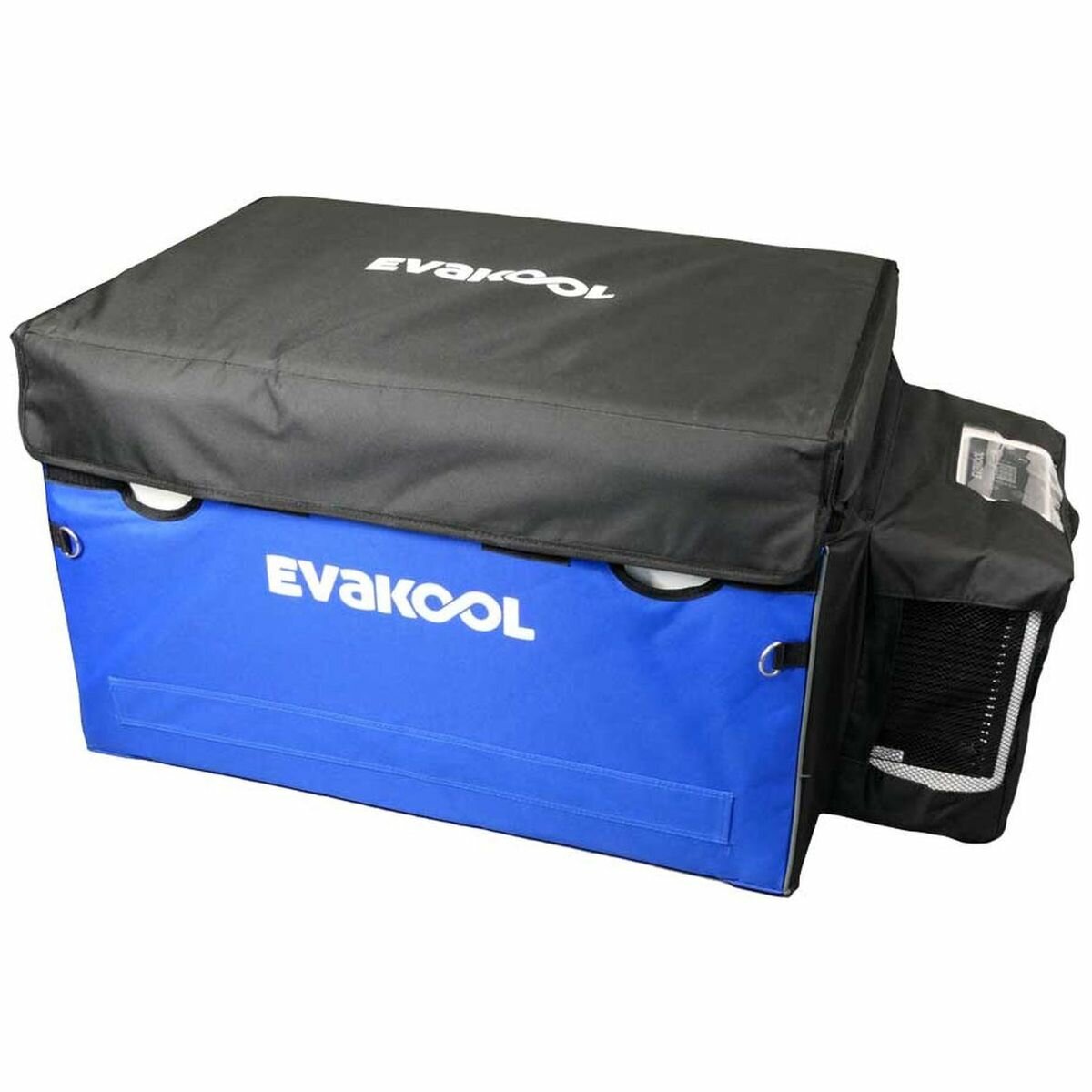 EvaKool Infinity 85L fibreglass fridge/freezer insulated protective cover - removable lid, blue - RFB85-CVR