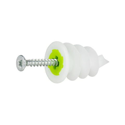 Gripit Green Self Drive Plasterboard Fixing 10 Pack - Holds 20kg - 101mm x 150mm x 15mm - SuperSaverAU - view 1