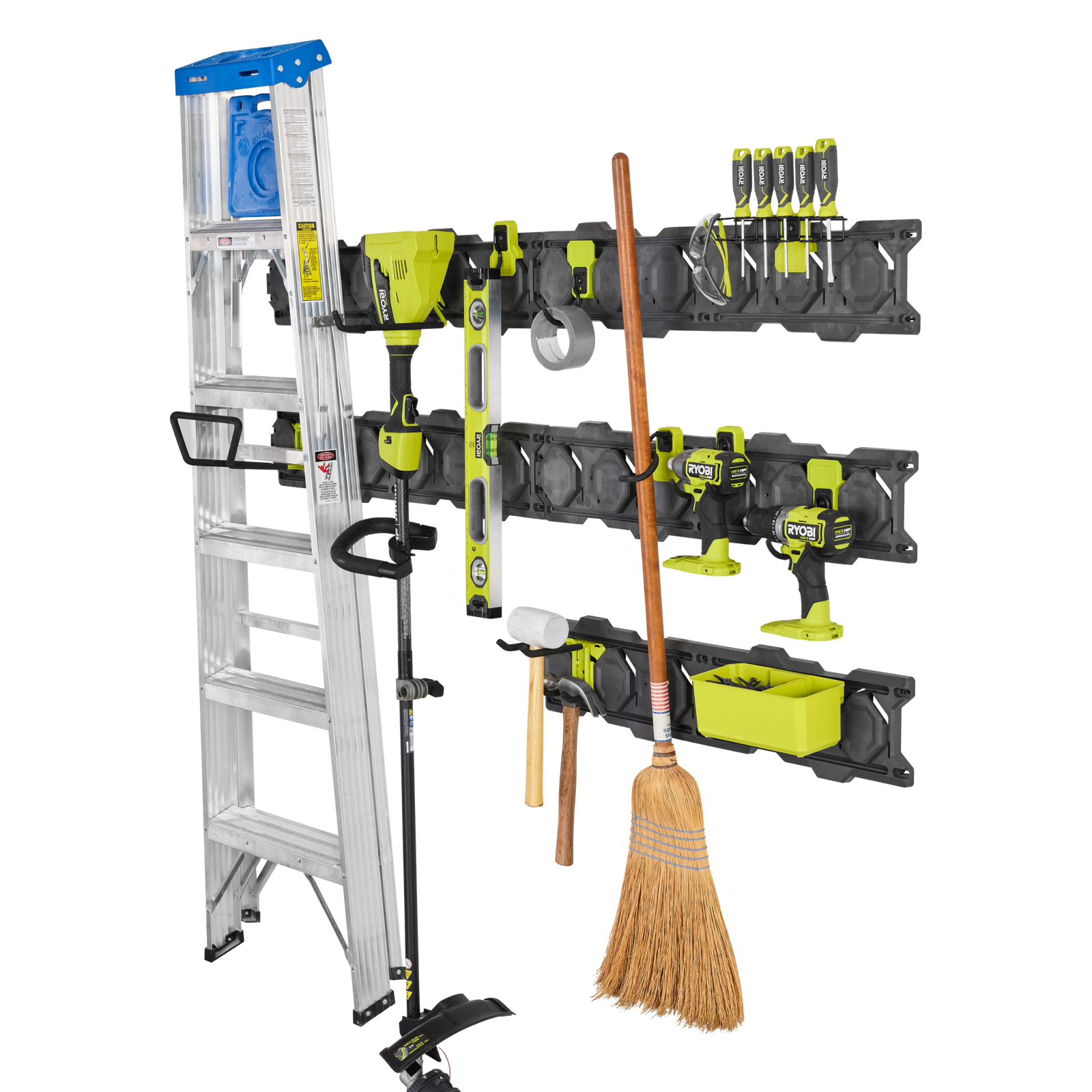 Ryobi LINK 15 Piece Wall Storage Kit with Screws Indoor Outdoor