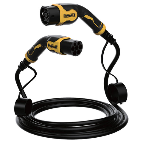 DeWALT 22kW 32A Type 2 Three Phase EV Charging Cable, 5m EV200D-32C3P