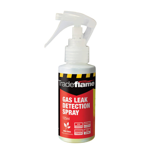 Tradeflame 125ml Gas Leak Detection Spray, Fluorescent