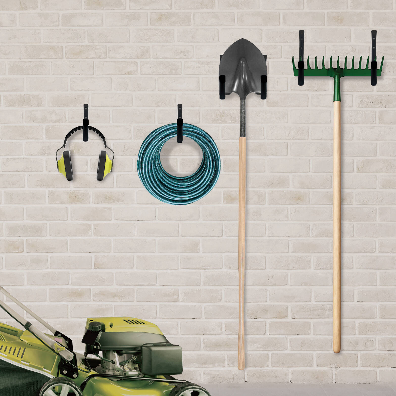 Everhang Black Steel Storage Tube Hook - Multi Pack