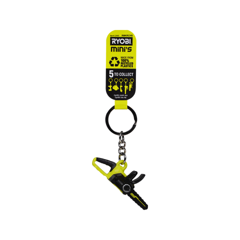 Ryobi MINI's Chainsaw Keyring, Collectible Detailed Replica