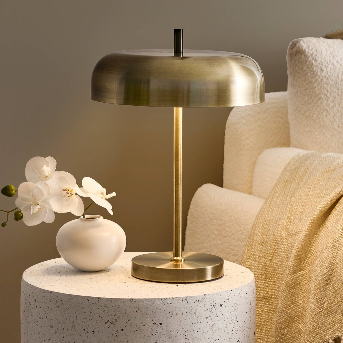 Astin Sinclair Aurora 420mm Brushed Bronze Table Lamp E27 Indoor HD-LH-ULX42-BRZ