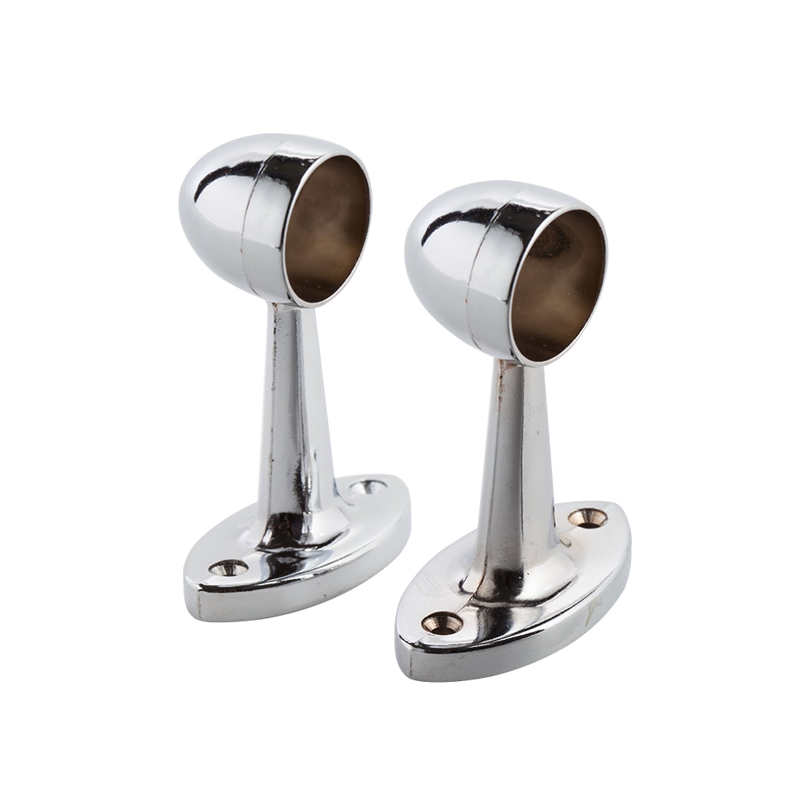 Sandleford 16mm Chrome Pillar End 2 Pack - Zinc Alloy, Chrome Plated