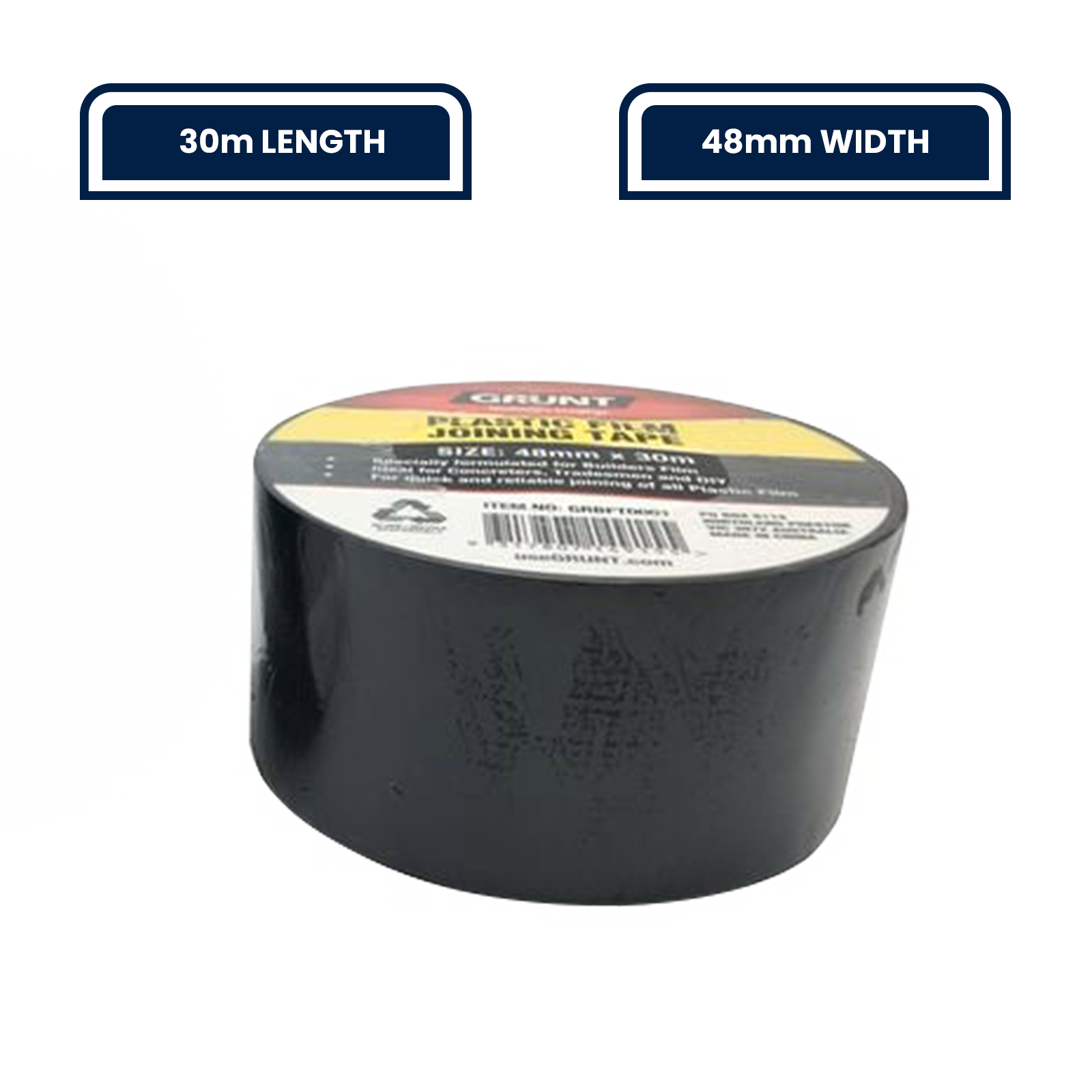 GRUNT 48mm x 30m Builders Film Joining Tape
