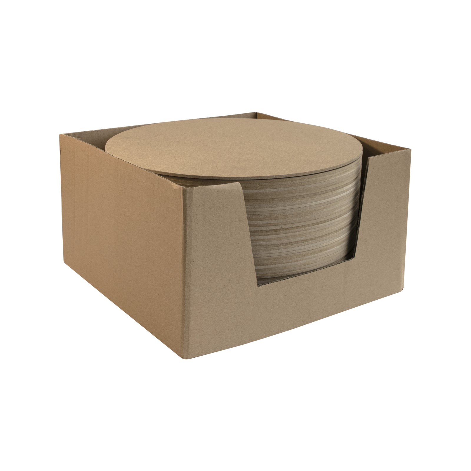 Boyle 25cm MDF Wooden Round Placemat for Craft and Decor