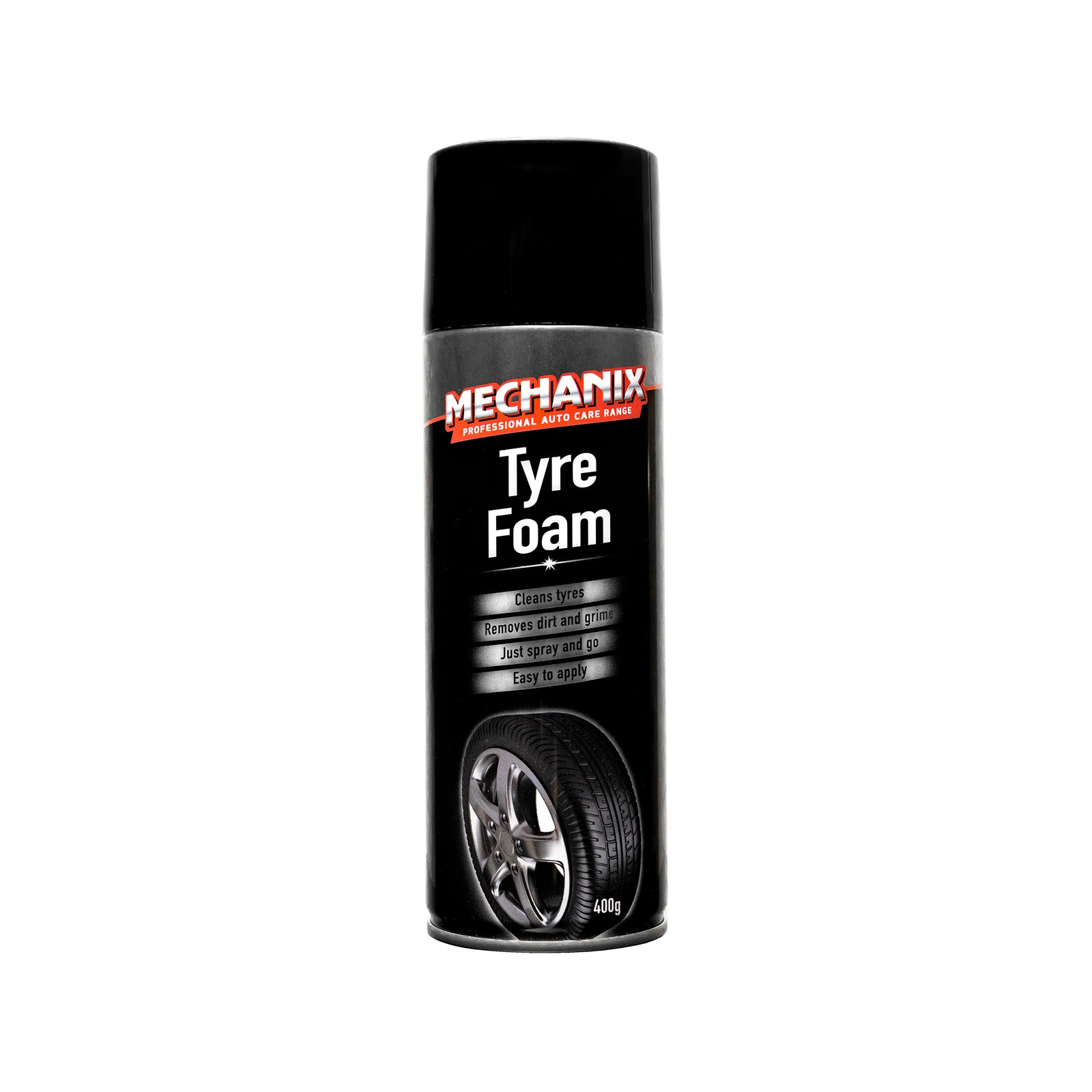 Mechanix Tyre Foam 400g Aerosol Spray Cleaner