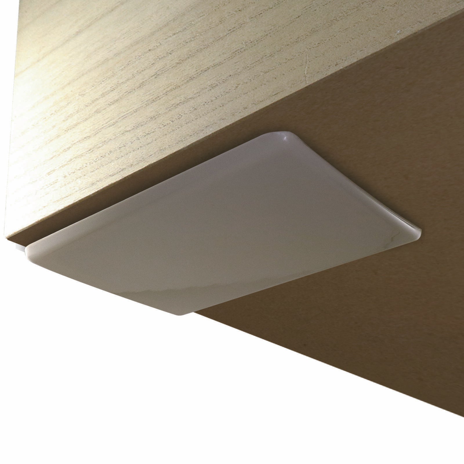 Surface Gard 200 x 150mm Brown Rectangle Plastic Furniture Slide Glide - 4 Pack