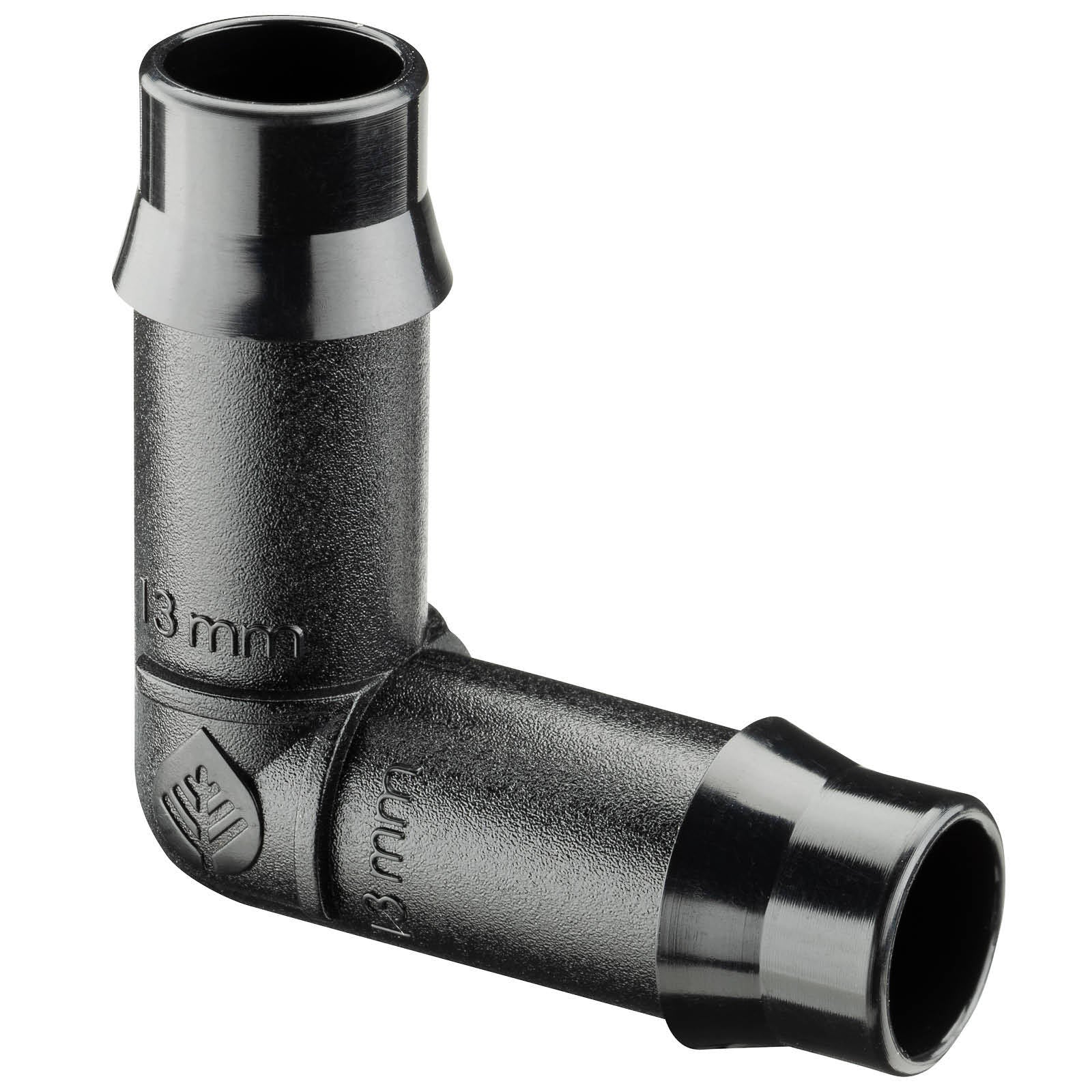 Pope 13mm Poly Barbed Elbow - Black Right-Angle Irrigation Fitting, 1000kPa