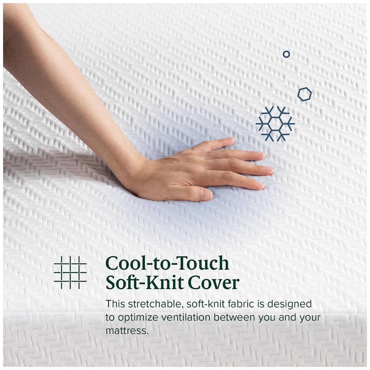 Zinus Queen 25cm Memory Foam Cooling Mattress - 7-Zone Support - AU-MFGNCA-10Q