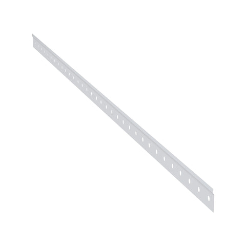 Flexi Storage Home Solutions White Double Slot Hang Track - 667mm Steel Wall Mount Rail
