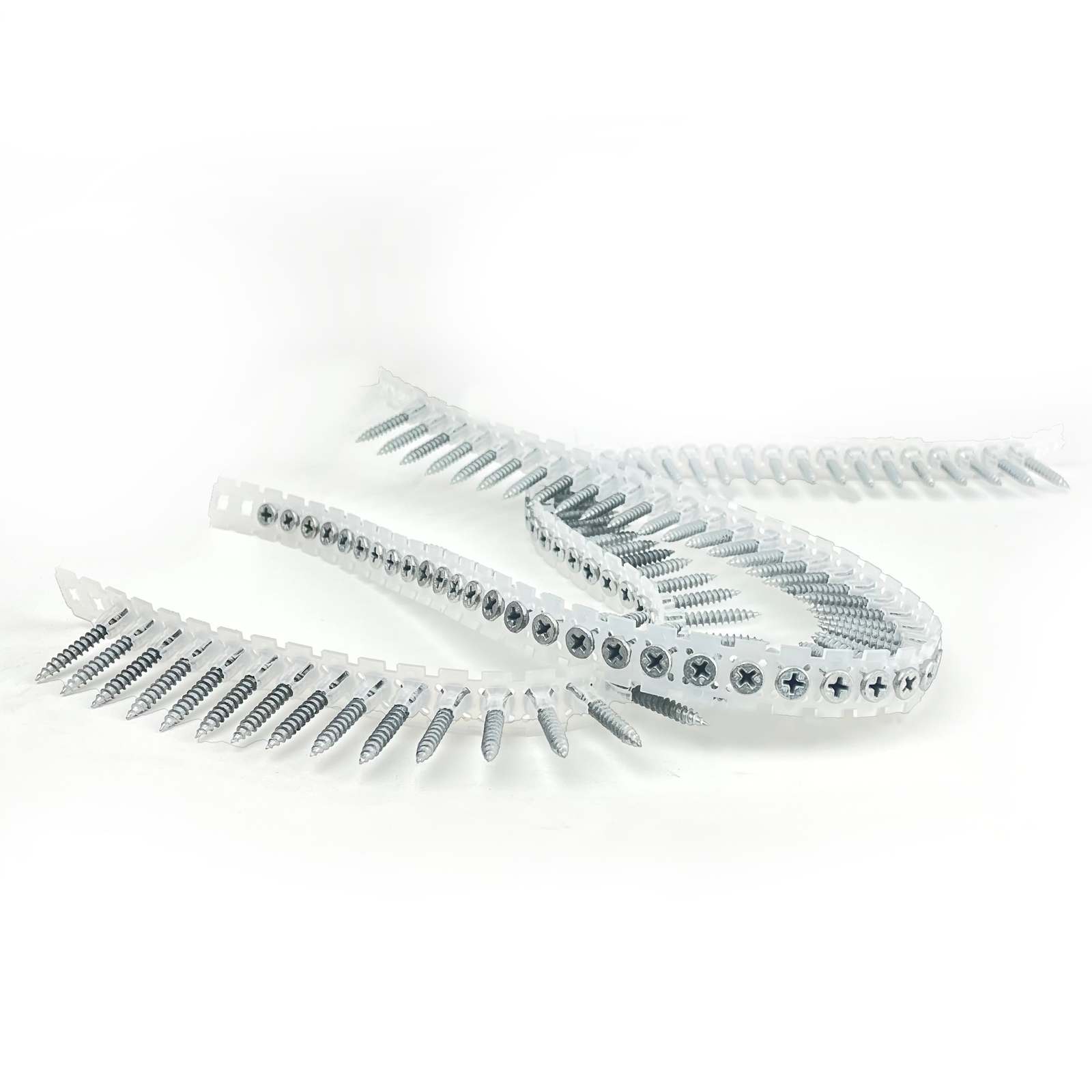 Bremick 8g x 30mm Galvanised Carbon Steel Collated Fibre Cement Screw 1000 Pack