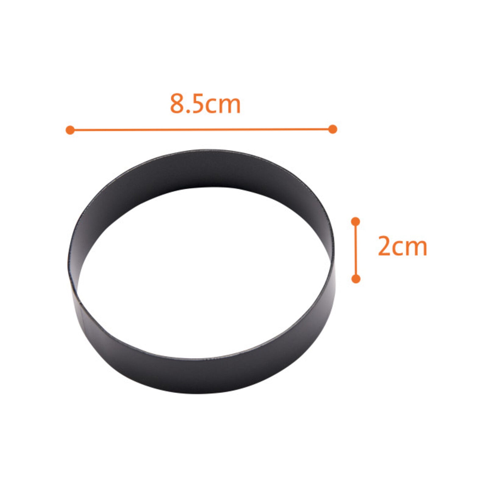Jumbuck Black Egg Rings 2 Pack for BBQ
