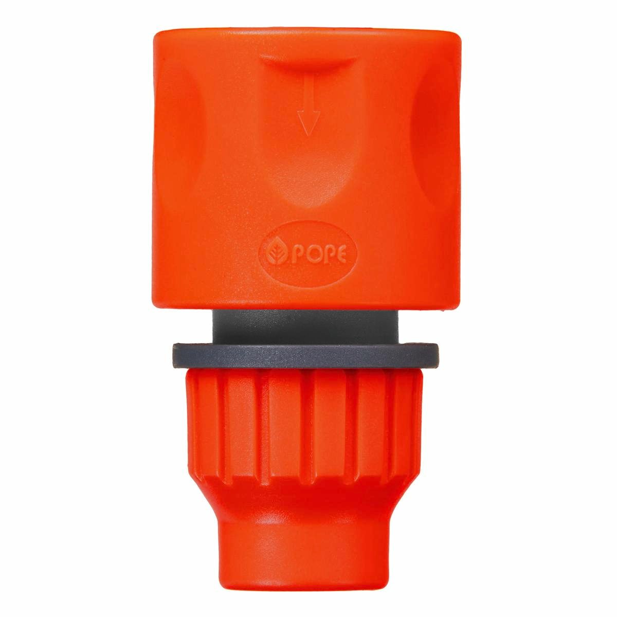 Pope 8mm Snap On Hose Connector ABS Outdoor - Orange