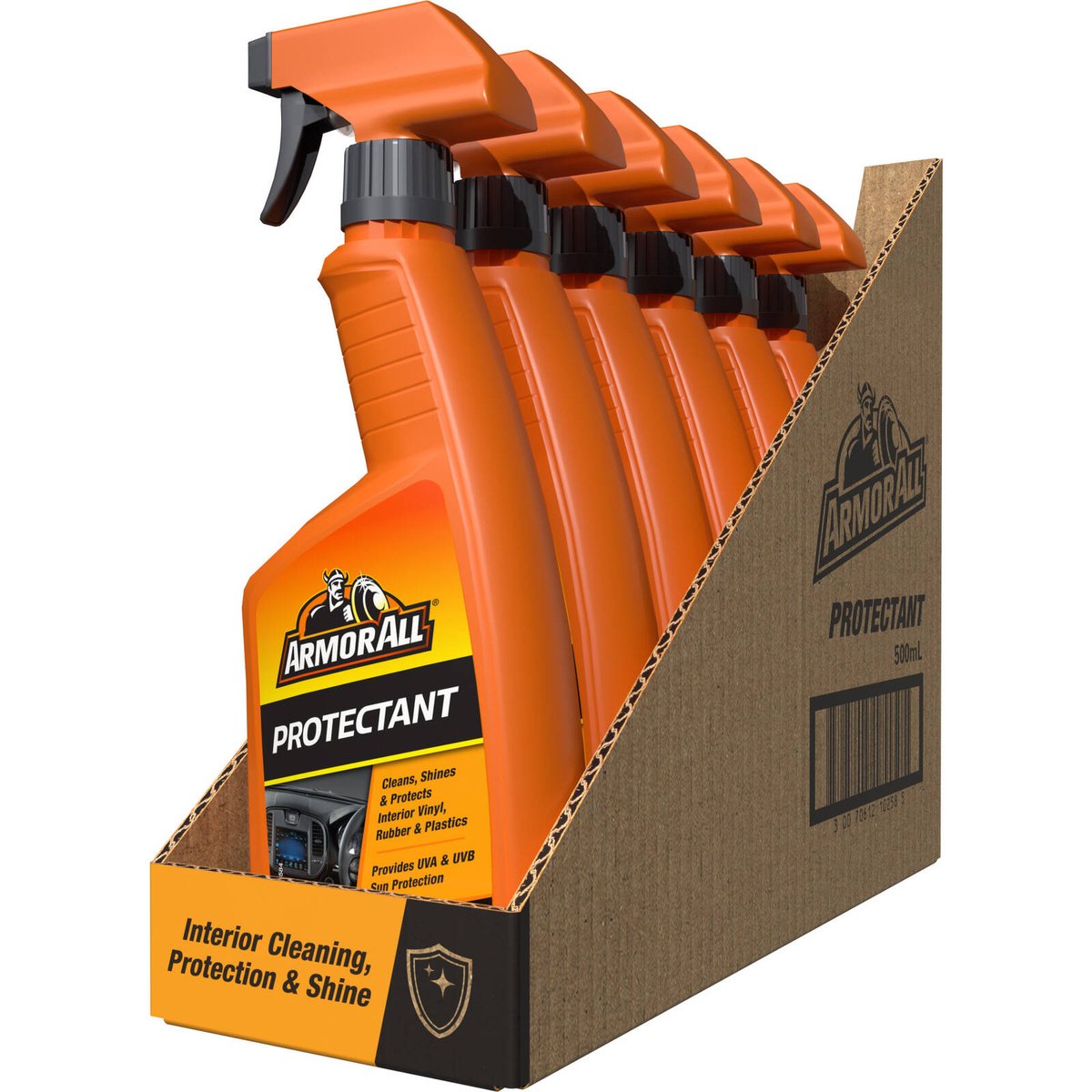 ArmorAll Protectant Spray 500ml Interior UV Protectant for Vinyl, Rubber & Plastic