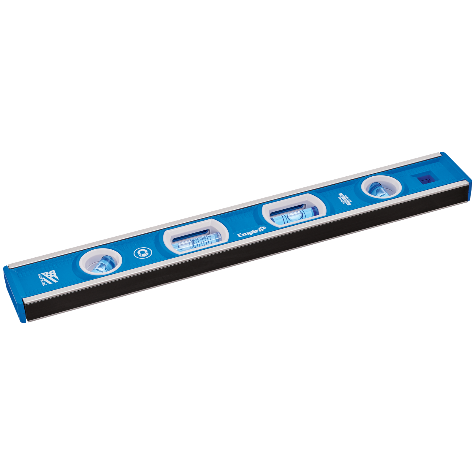 Empire 305mm Magnetic Aluminium Torpedo Level 4 Vials Waterproof