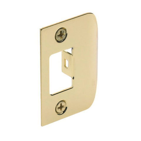 Gainsborough D Strike Plate, Polished Brass, Suits 480 Series Latch