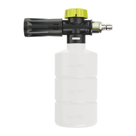 Ryobi Pressure Washer Detergent Bottle 600ml - 1/4" Quick-Connect Soap Applicator