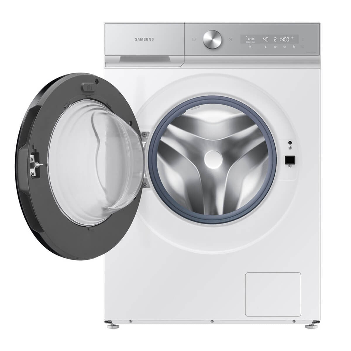 Samsung Bespoke AI 12kg Front Load Washing Machine - White, AI Wash, Auto Dispense - WW12BB94ADGH