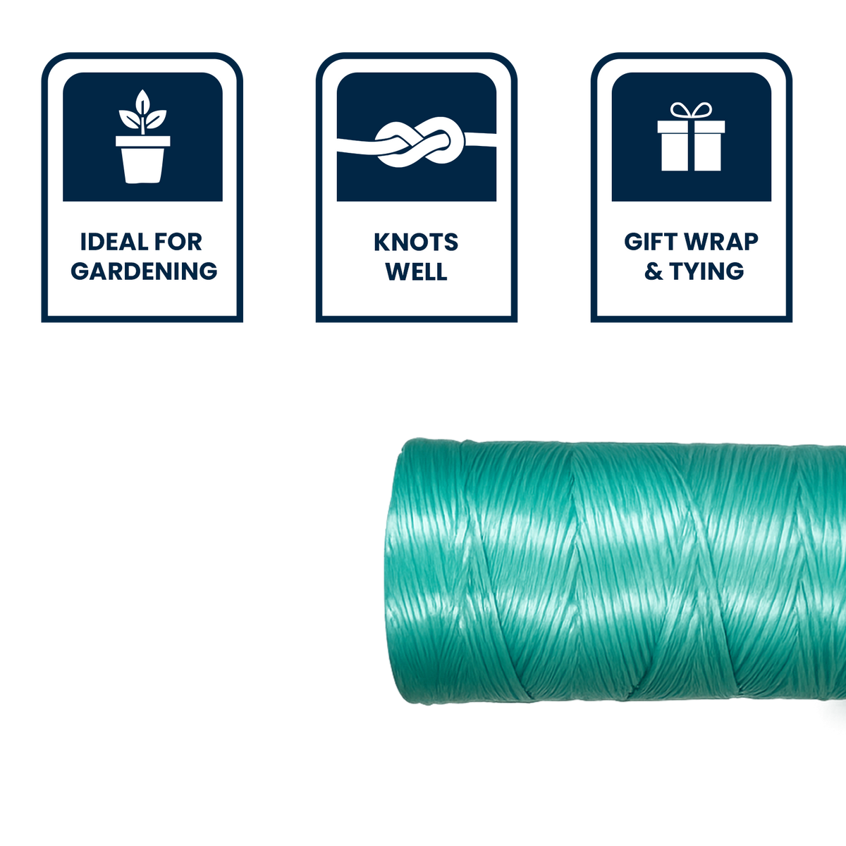 Grunt 500m Green Baling Twine, Polypropylene