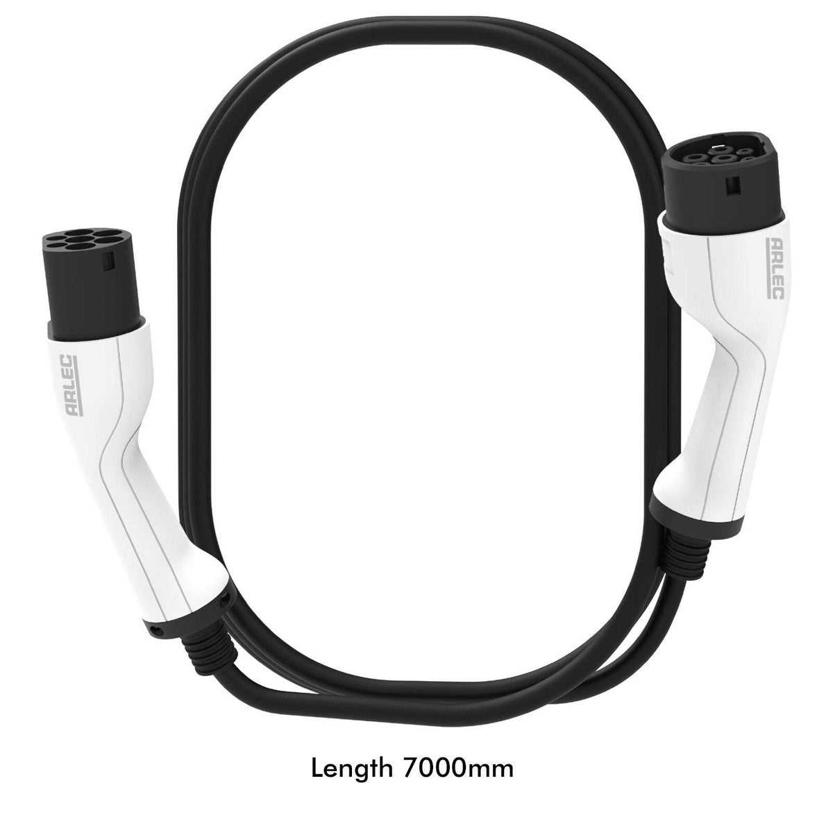 Arlec EV Charging Cable - 7m - IP65 - 11kW 16A - Type 2 Connector - Black/White - SuperSaverAU - view 5