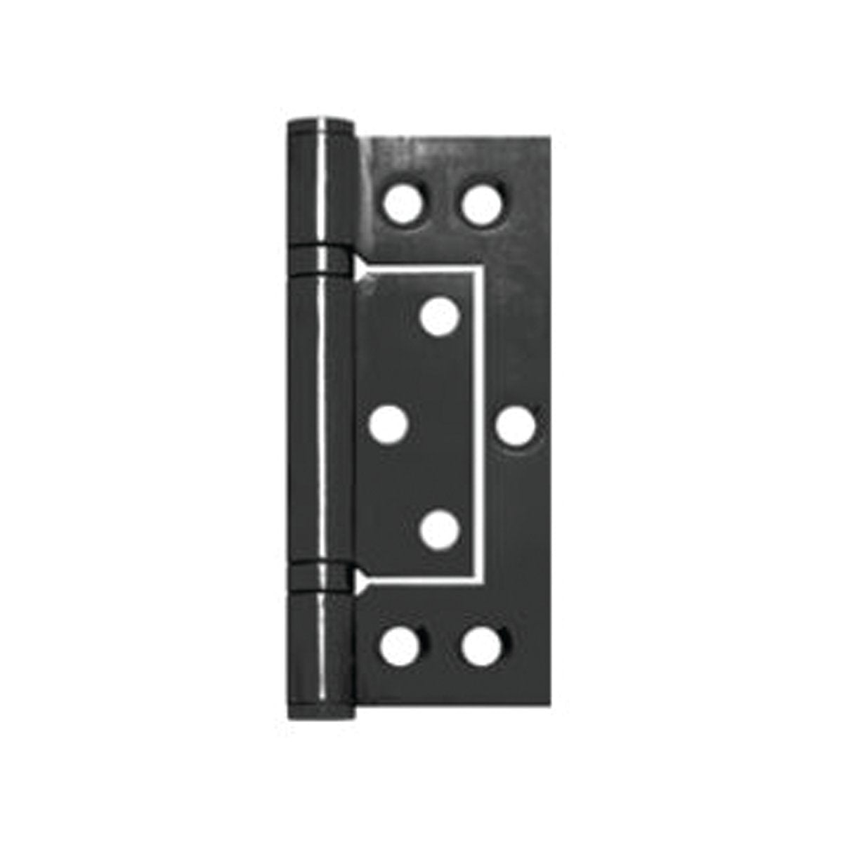 Austyle 100 x 47 x 2.5mm Black Stainless Steel Fast Fix Non-Mortise Flush Hinge